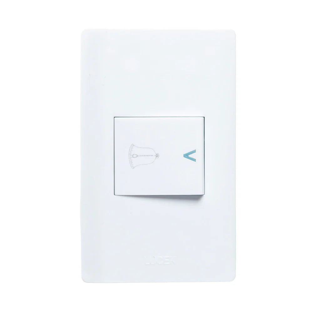 PLACA CON BOTÓN TIMBRE.