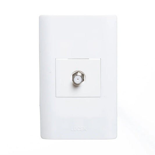 PLACA CON TOMA DE TELEVISIÓN