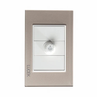 PLACA CON DIMMER CRISTAL