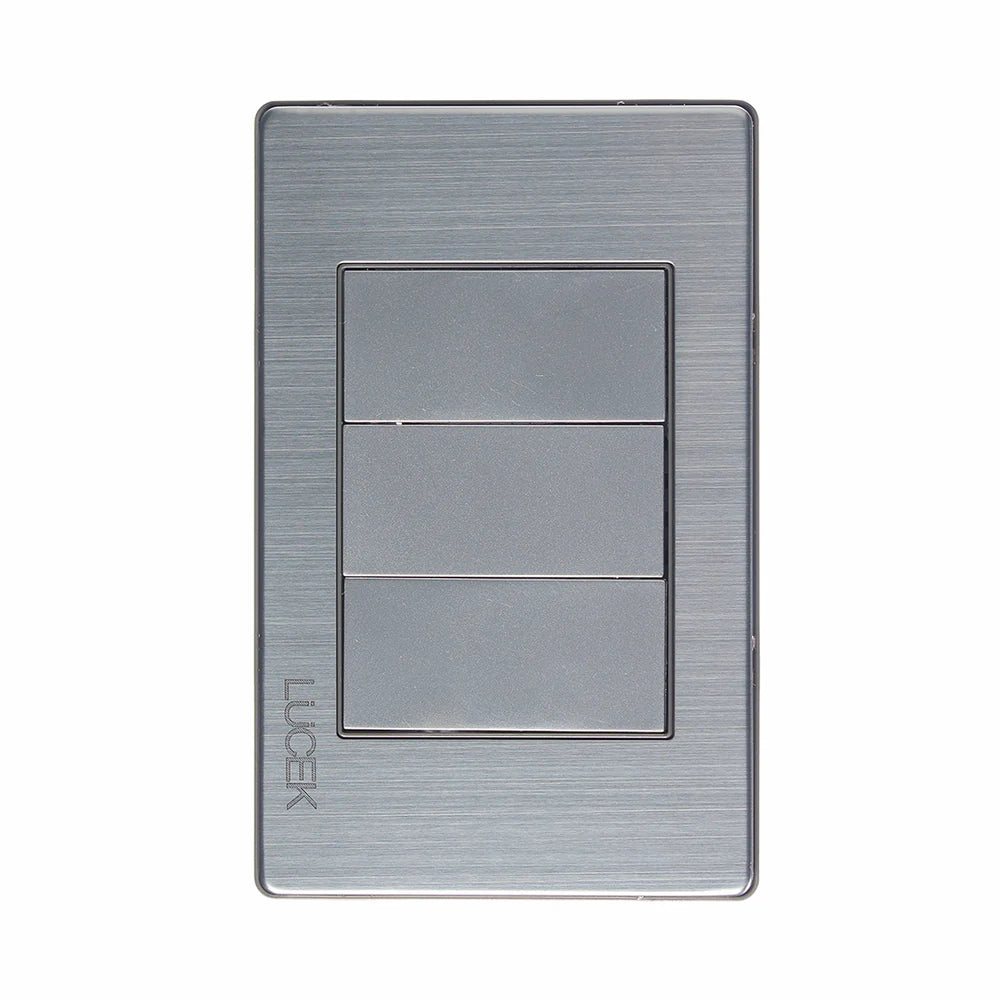 PLACA METÁLICA CIEGA PLATEADO