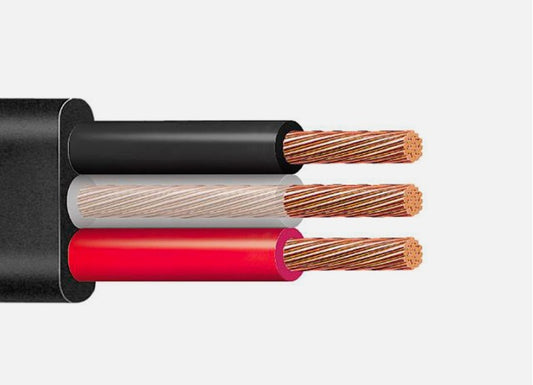 Cable Trifásico Plano para Bomba Sumergible 600V/75°C